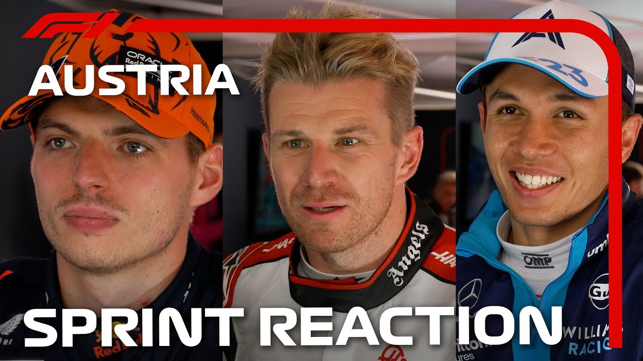 واکنش رانندگان بعد از مسابقه شنبه اسپرینت فرمول یک اتریش 202